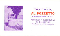 TRATTORIA AL POZZETTO