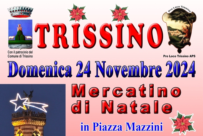 MERCATINO DI NATALE A TRISSINO IN PIAZZA MAZZINI